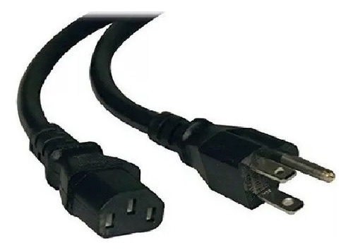Cable De Corriente O Poder Para Pc O Monitor, 1.7 Mts.