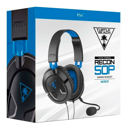 Auricular Gamer Turtle Beach Ear Force Recon 50p Ps4 Xbox Pc