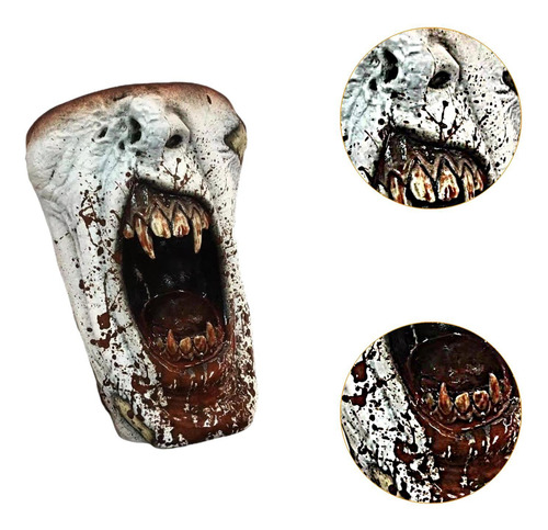Estatua De Taza De Terror De Halloween, Resina Gótica Para