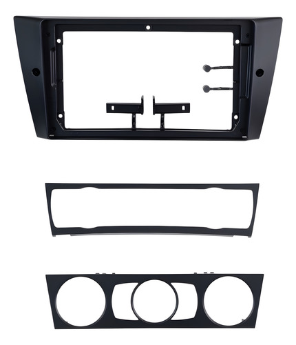 Frente Adaptador Bmw E90 9'' 2 Din 2005/2012+canbus Negro