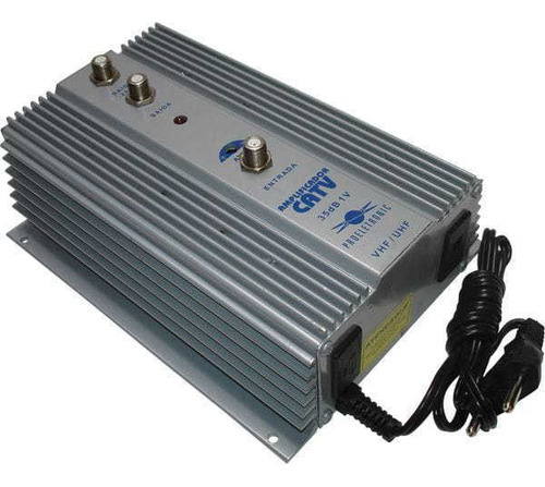 Amplificador De Potencia 54-600mhz 35db 1v Pqap-6350g2 Cor Outro