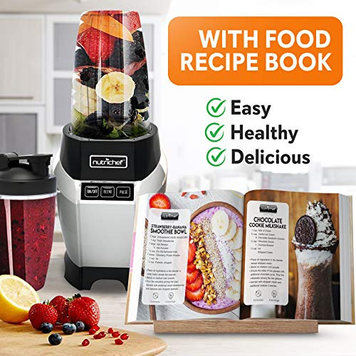 Licuadora Personal Nutrichef 20 & 24 Oz - Potente Y Portátil
