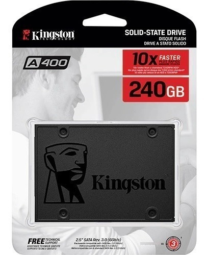 Hd Ssd Kingston A400 240gb Sa400s37/240g Sata Lacrado Origi 