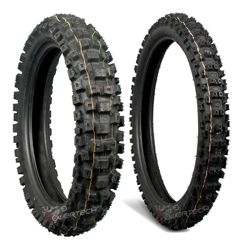 Juego Cubiertas Dunlop Cross 90 / 100 - 21 + 110 / 90 - 19