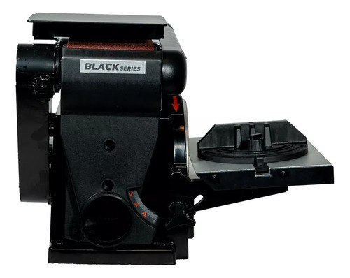 Lijadora De Banda Disco Combinada 150mm 370w Lusqtoff Black