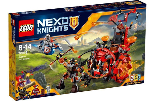 Todobloques Lego 70316 Nexo Knights Malvadomovil De Jestro!