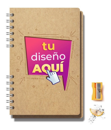 Libreta  Personalizada Tamaño Media Carta