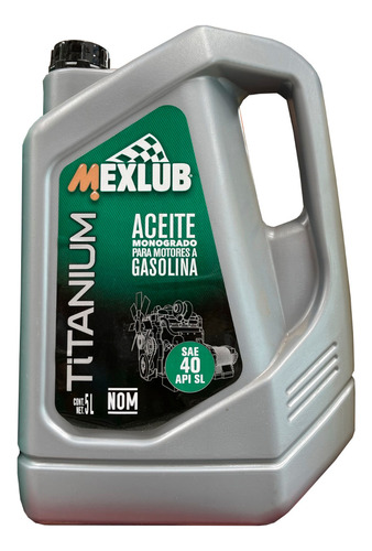 Aceite Mexlub Titanium  Sae 40 5l