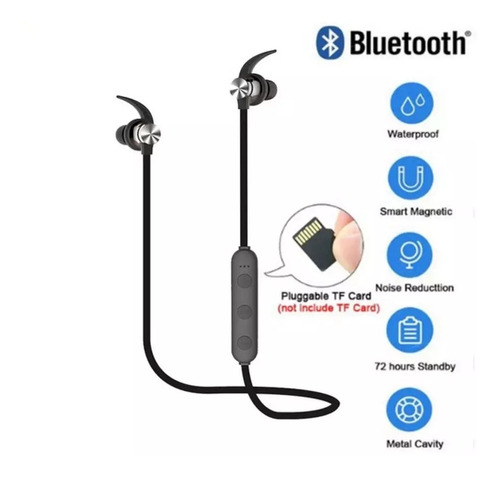 Auriculares Xt22 Bluetooth 5.0 Tarjeta Tf Sd,inalambrico.