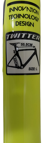Cuadro De Ruta Twitter Sniper 2.0 De Carbono Disco=contino