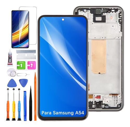 Pantalla Para Samsung A54 A546e A546b Con Marco Incell