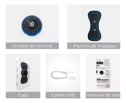 Electro Estimulador Cervical Cuello Muscular Masajes Mini Tecno Dalas
