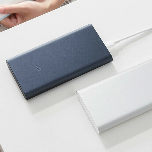 Carregador Portátil Power Bank Fast Charge Xiaomi 10000mah Cor Preto