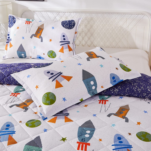 Brandream Juego De Ropa De Cama Espacial Para Ninos Y Ninas,