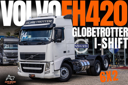 Volvo Fh 420 I-shift Globetrotter 6x2 Em Excelente Estado