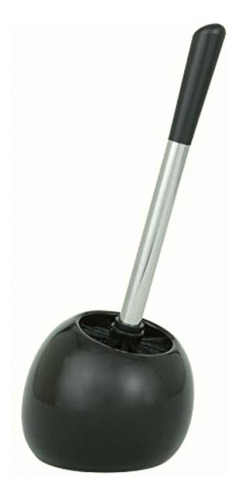 Wenko 4008838192894 Ceramic Toilet Brush Polaris Black