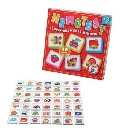 Juego De Mesa Memotest Infantil Ruibal