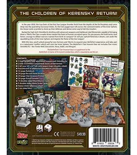 Catalyst Game Labs Battletech: Caja De Expansión De Invasión