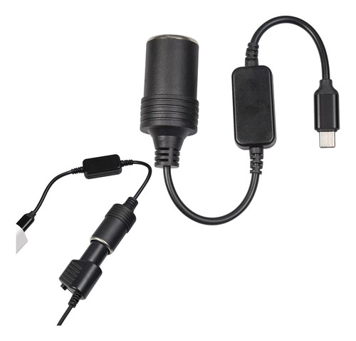 Chh 3 Cable Convertidor Hembra De 5v Usb C Macho A 12v For