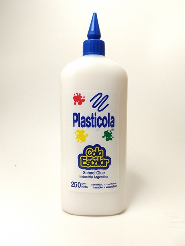 Adhesivo Vinilico Plasticola Cola Blanca Escolar 250gr