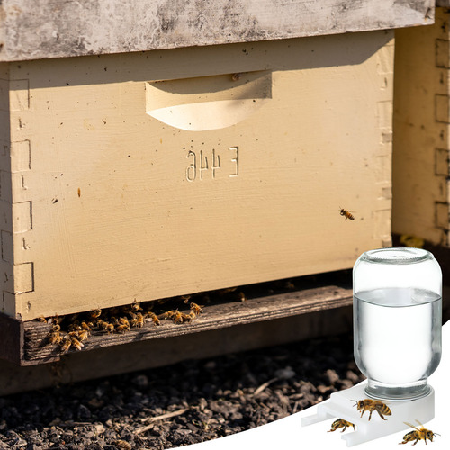 Comedero De Agua Para Abejas Para Entrada Frontal, Tablero D