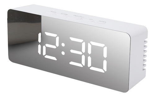 Para Reloj Digital Con Espejo Led Para Dormitorio,