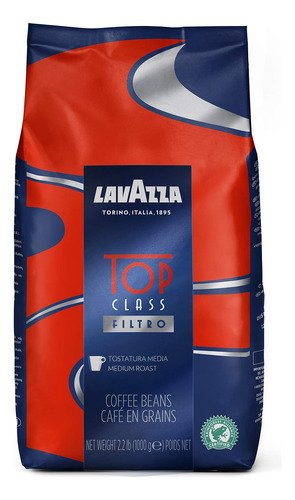 Lavazza Top Class Filtro - Café De Grano Entero Tostado Me.