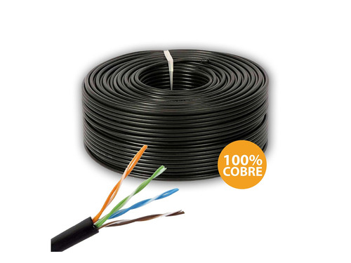 Cable Armado 20m Cctv 100% Cobre Cat 5e Rj45 Redes Exterior