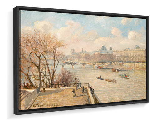 Quadro Canvas Pissarro Museu Louvre Paris 114x90