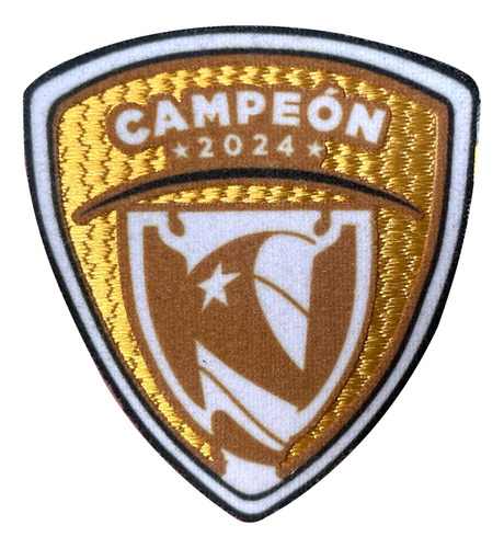 Parche Campeon Campeonato Futbol Chileno Dorado Estandar
