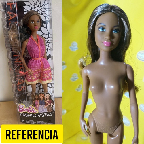 Barbie Fashionistas Grace, Primera Edición, 2015, Desnuda
