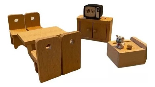 Juguete Mini Mueble Madera Montessori