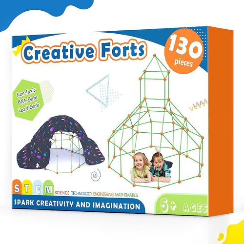 Tiny Land Kit De Constructución Para Niños, 130 Piezas, Jugu
