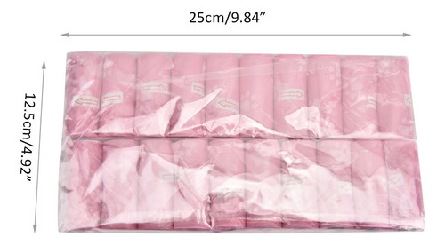Bolsa De Basura Para Mascotas, 20 Rollos, Con Forma De Coraz
