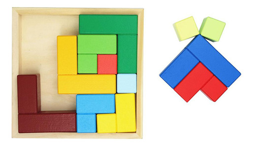 Bloques De Construcción Puzle Brain Teaser Juegos De Viaje