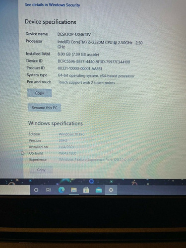 Imagen 4 de 5 de Laptop Lenovo Thinkpad Ibm T420