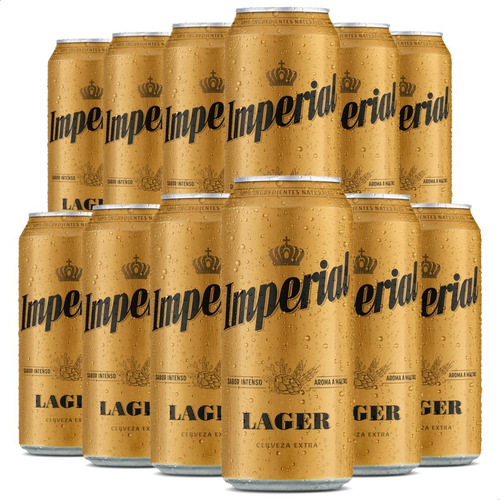 Cerveza Imperial Lager Rubia 473ml X12