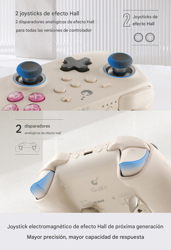 Control Joystick Gulikit Kk3 Pro Tmr Para Pc/móviles/switch