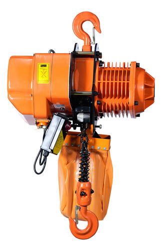 Vevor Polipasto Cadena Eléctrico De Grúa Trifásico 4400lb 6m Cantidad De Cuerdas 4400 Color Naranja