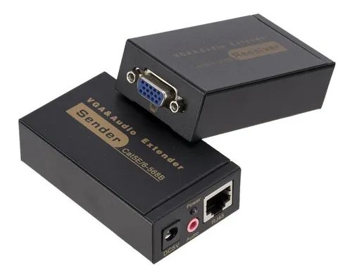 Extender/extensor Vga Utp Cable Red Rj45 Hasta 100 Metros