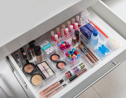 Organizador Gaveta Colméia Com 6 Divisórias Armário Closet