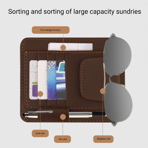 Bolsa Organizadora De Gafas Con Forma De Parasol Para Tarjet