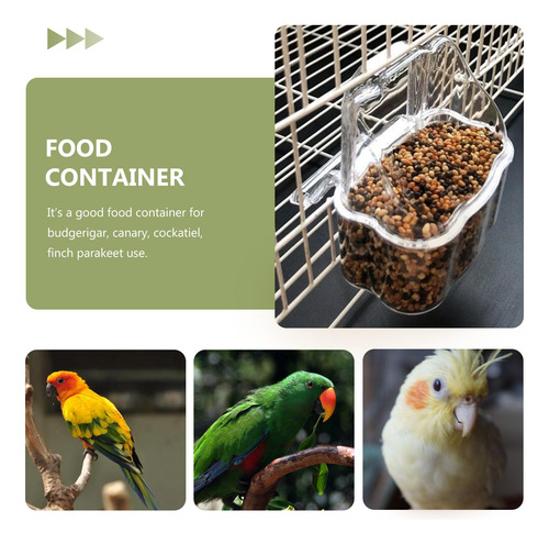 2 Comederos Para Pájaros Para Mascotas, Cajas De Alimentació