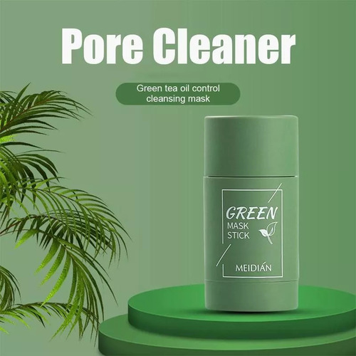 Stick Verde para mascarilla facial que remueve puntos negros y es adecuada para piel normal
