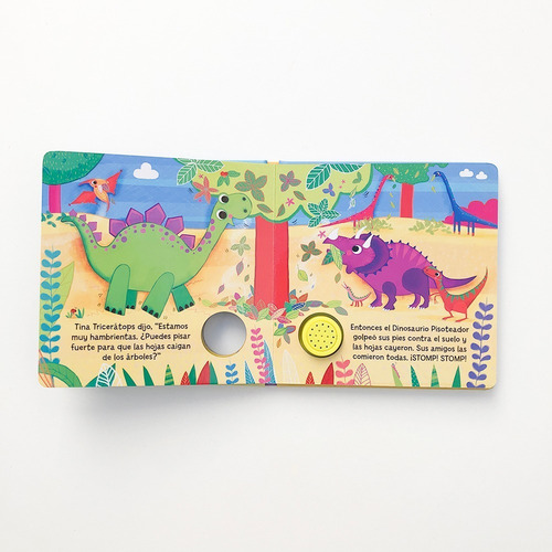 Libro Infantil El Dinosaurio Pisoteador Cuento Con Sonido Ed