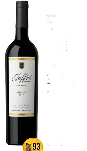 Vino Tinto Premium Merlot Joffre E Hijas 2017 ( Mendoza )