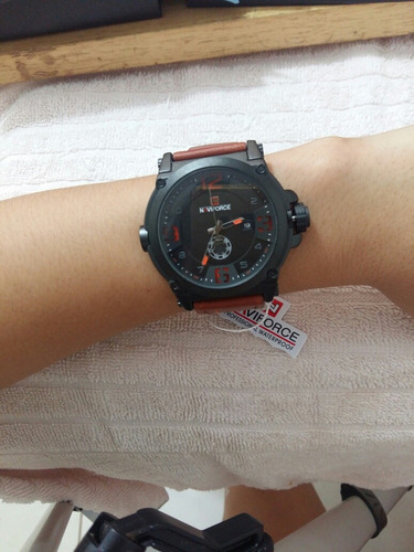 Relógio Original Naviforce Couro