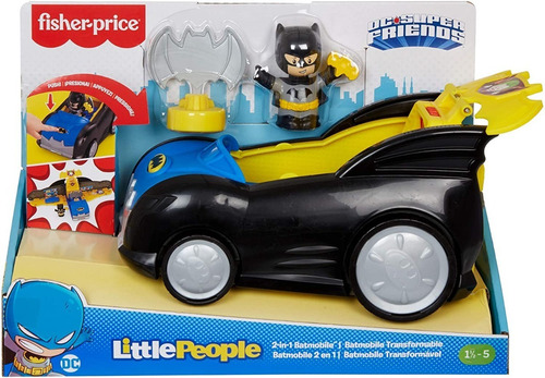 Batman Fisher Price Batimovil Baticueva 2 En 1 Little People