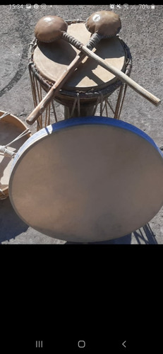 Ajna Drums Bombo Chamánico Color Natural Marrón Claro