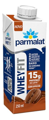 Bebida Láctea Cappuccino Parmalat Wheyfit 250ml